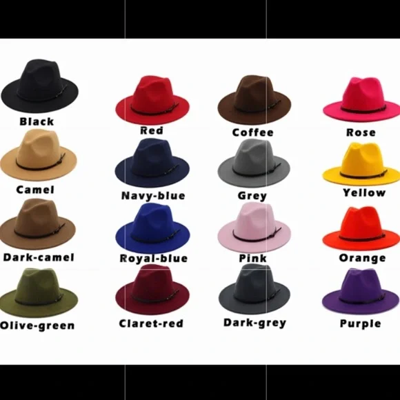 BLACK STYLISH LADIES FEDORA HAT *NWT* display picture 2